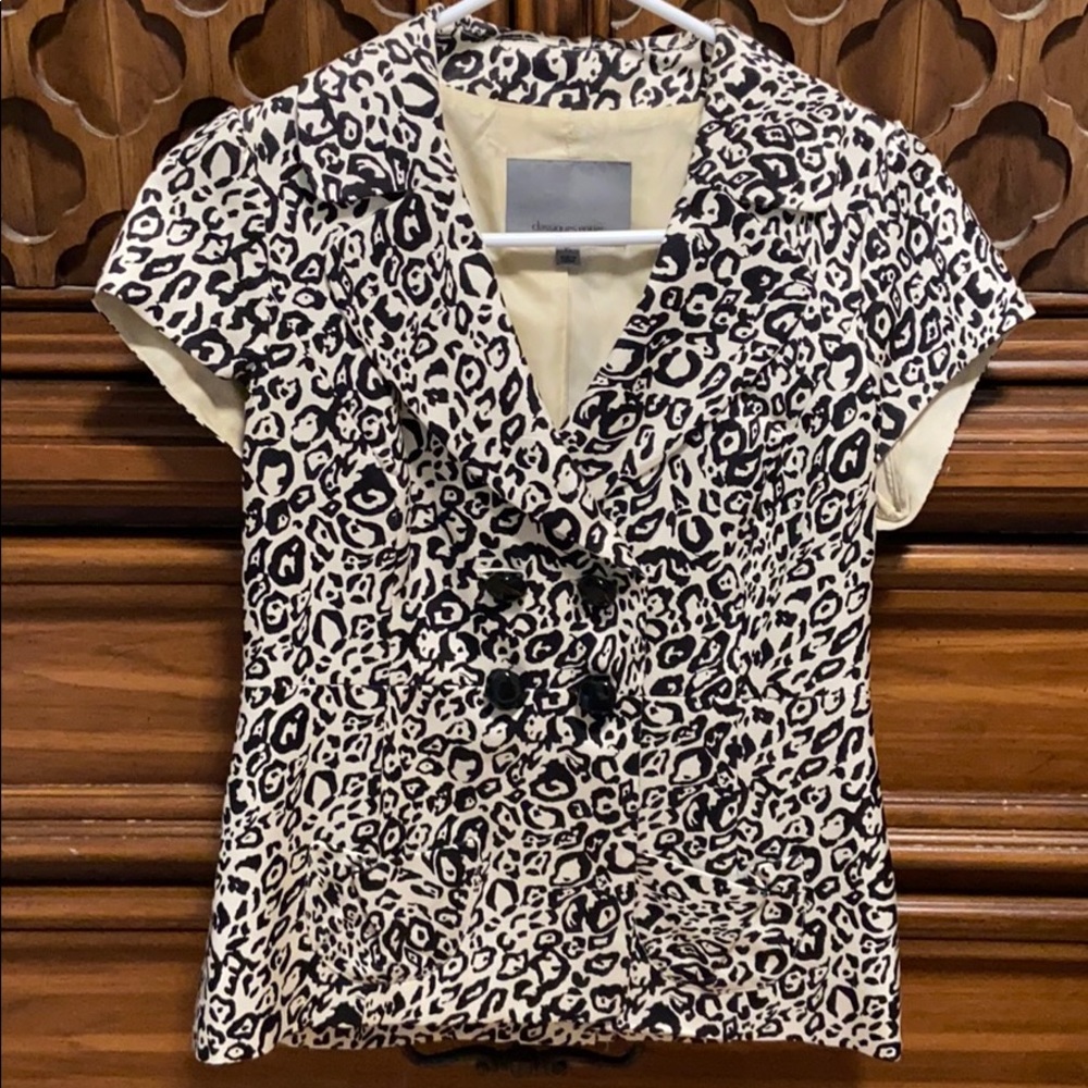 Classiques Entier Tailored Short Sleeve Jacket